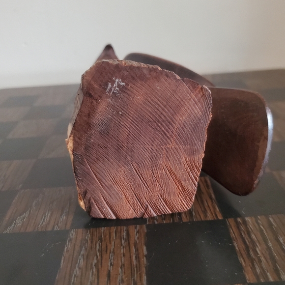 Vintage 1970s ironwood hand carved eagle statue 6" in - Picture 6 of 9